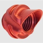 SPECIALTY ARCHERY 1/4" HOODED PEEP RED