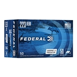 Federal 223 REM, VARMINT & PREDATOR JHP 50GR (AE22350VP)