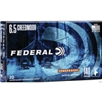Federal POWER SHOK 6.5 CREEDMOOR, 140GR SP (65CRDB)