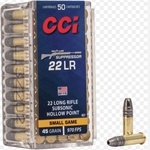 CCI 22LR SUPPRESSOR, 45GR HP (CCI-957)