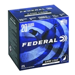 Federal GAME LOAD HI-BRASS 20GA X 3", #5, H2585
