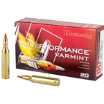 HORNADY SUPERFORMANCE VARMINT 222REM, 50GR V-MAX (HOR-8316