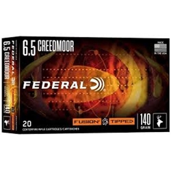Federal (F65CRDTFS1) FUSION TIPPED 6.5 CRMR, 140GR