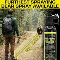 DeAD DOWN WIND DEFEND BEAR SPRAY