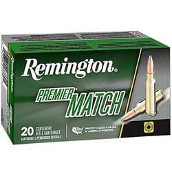 REMINGTON 308 PREMIER MATCH 168GR BTHP