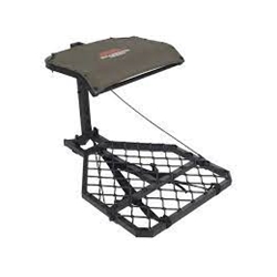 MILLENNIUM ULTRALITE LOCK ON TREESTAND (M-60-SL) Millennium Ultralite Lock On Treestand. 
SPECS:
Material ALUMINUM
Capacity 300 lbs.
Weight 13 lbs.
Platform W 24” D 33”
Seat Size W 20” D 16
Seat Height 21”
Model #: M-060-SL
