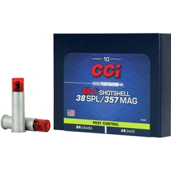 CCI BIG 4 SHOTSHELL 38SPL/357MAG, #4 (3714CC)