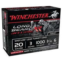 WINCHESTER LONG BEARD XR 20GA X 3", #6 (STLB2036)