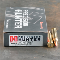 HORNADY PRECISION HUNTER 300WBY MAG,200GR ELD-X (HOR-82213